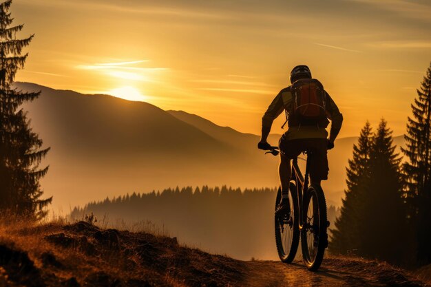 Dawn Adventure Mountain Biking Bliss