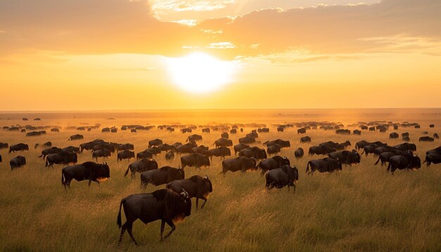 A dawn landscape photoshoot in a national park