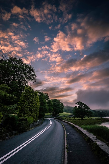 Dawn Rydal Water Cumbria VK