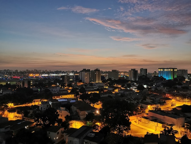 Dawn view of the runway of the domestic airport of Congonhas. SAO PAULO, BRAZIL