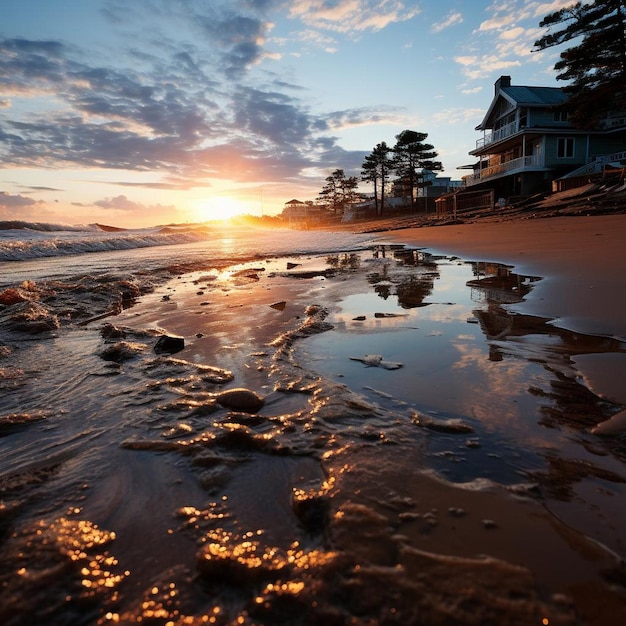 Dawns Delight Beach Landscape Photo