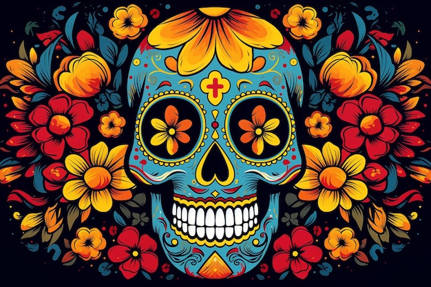 Day of dead background