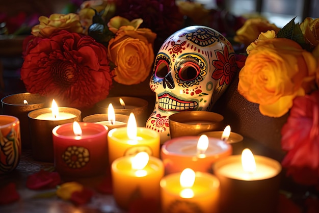 Day of the Dead Carnival Party Festive Celebration