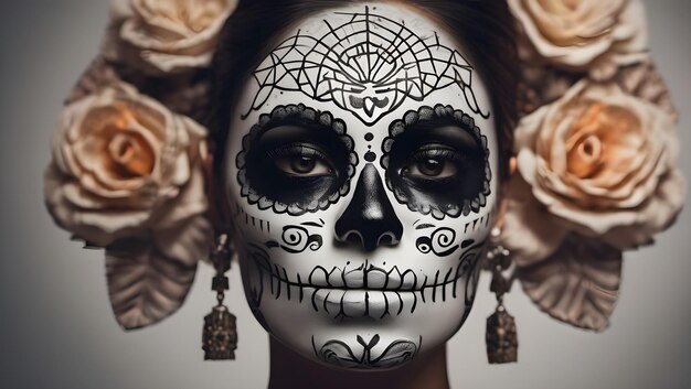 Day of the dead concept minimalism