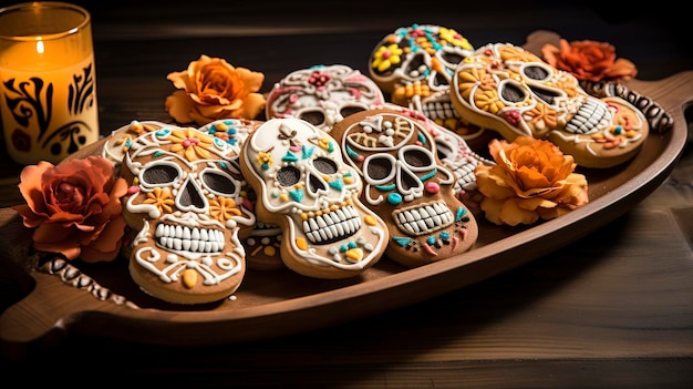 Day of the Dead Cookies Celebrate El Dia de Muertos with Tasty Skull Treats