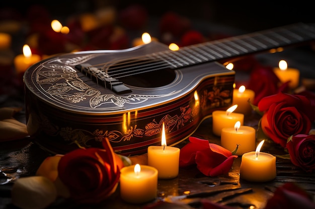 day of the dead day guitar music wallpaper