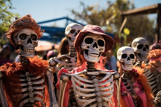 Day of the Dead decoration in Mexico