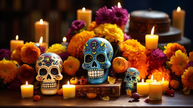 Day of the Dead decorative skull