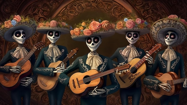 Day of The Dead Generative Ai