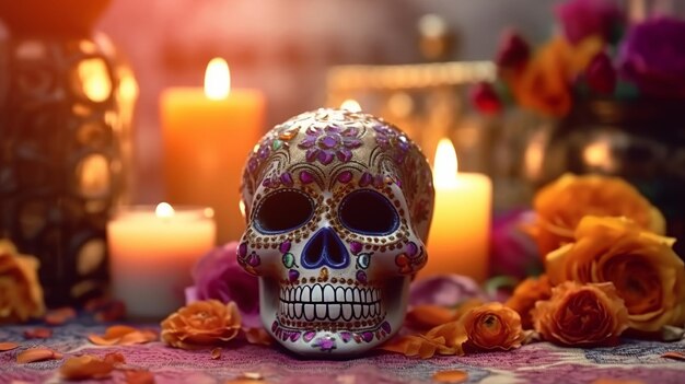 Day of The Dead Generative Ai