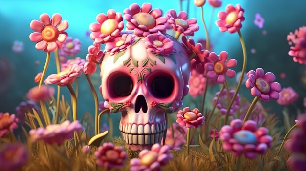 Day of The Dead Generative Ai