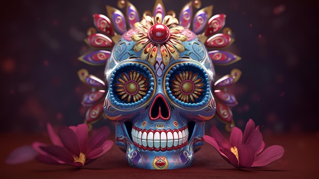 Day of The Dead Generative Ai