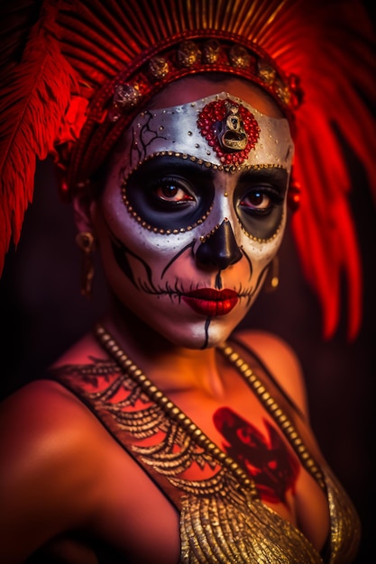 Day of the dead makeup