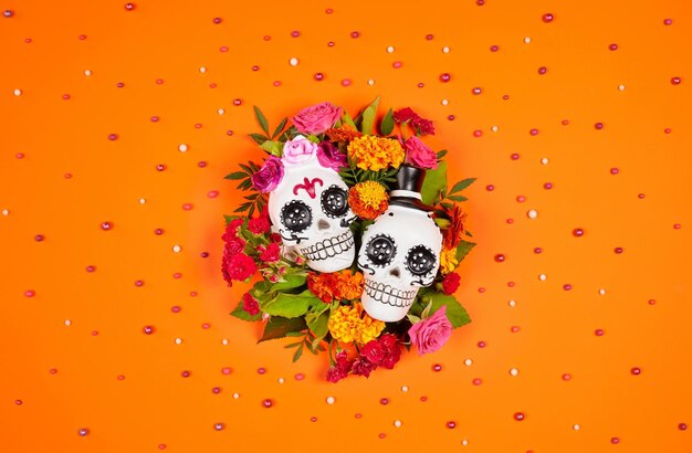 Photo day of the dead mexican tradition 32