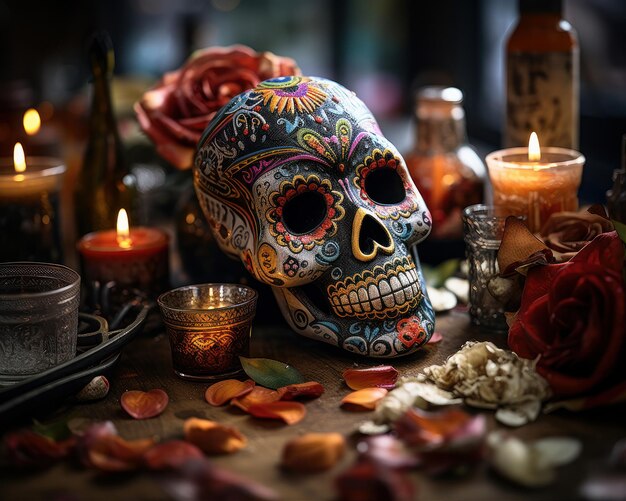 day of the dead in mexico halloween