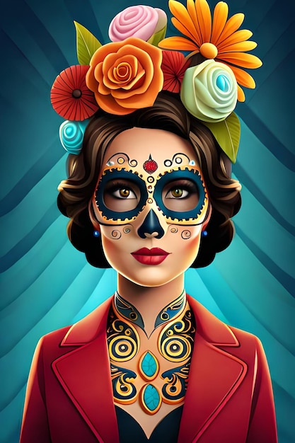 Photo day of the dead poster