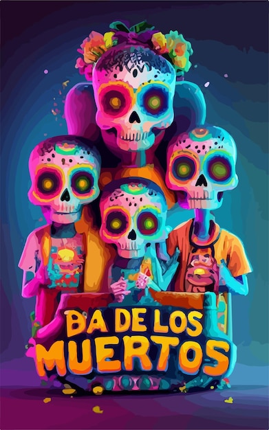 Photo day of dead poster