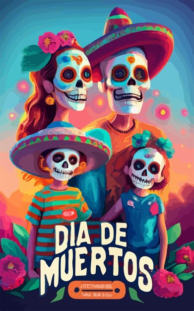 Photo day of dead poster