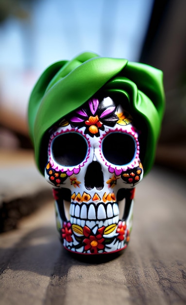 Day of the dead skull