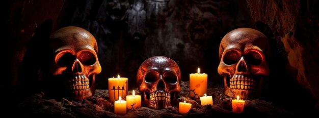 デー・オブ・ザ・デッド (デイ・オブ・デッド) はメキシコのハロウィン・フェスティバルで死者の頭蓋骨の日 (Día de los Muertos) と呼ばれています