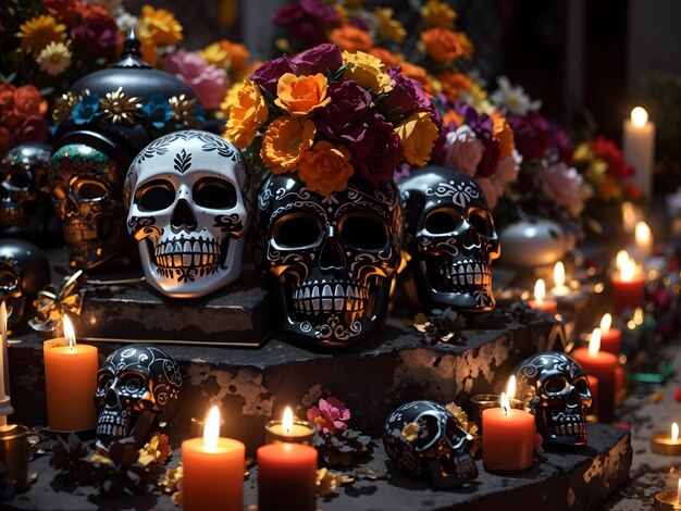 day of death Celebrated in Mexico and by Mexican communities