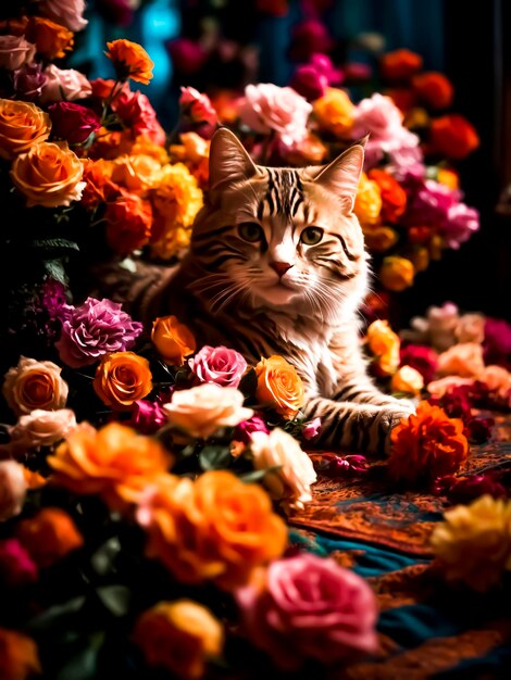 Фото День мертвого кота оранжевый