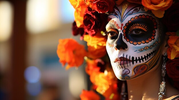 写真 メキシコ の 活気 の ある 祝い を 探求 する 死者 の 日