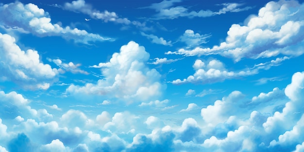 Фон дневного неба с облаком
