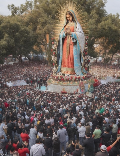 Photo day of the virgin of guadalupe