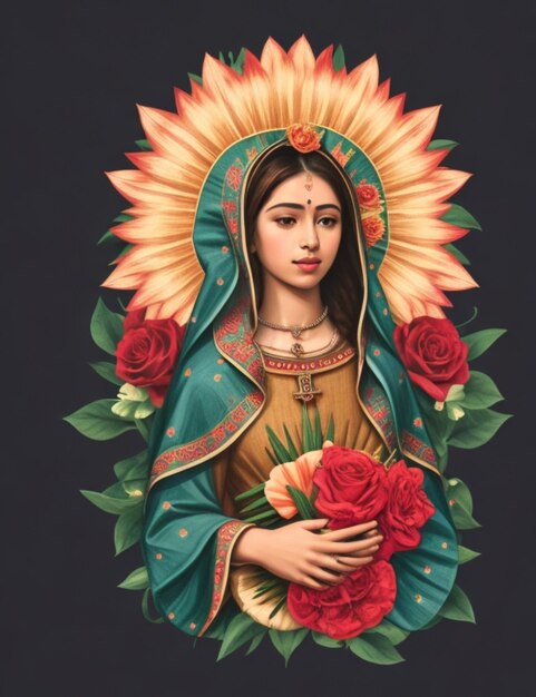 Premium AI Image | Day of the Virgin of Guadalupe