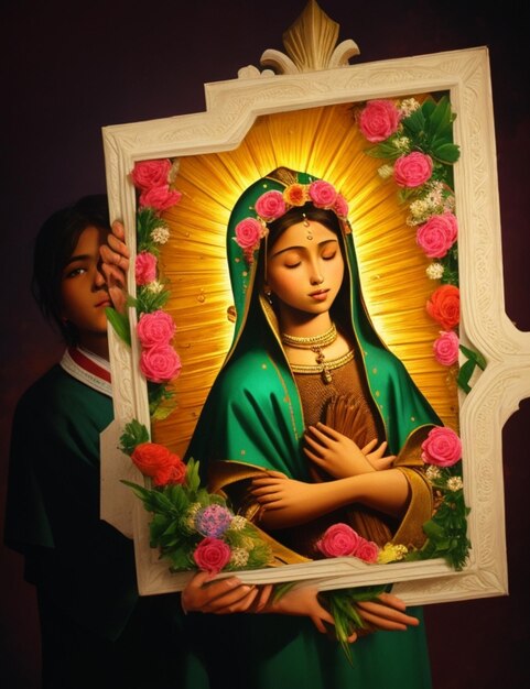 Foto giorno della vergine di guadalupe