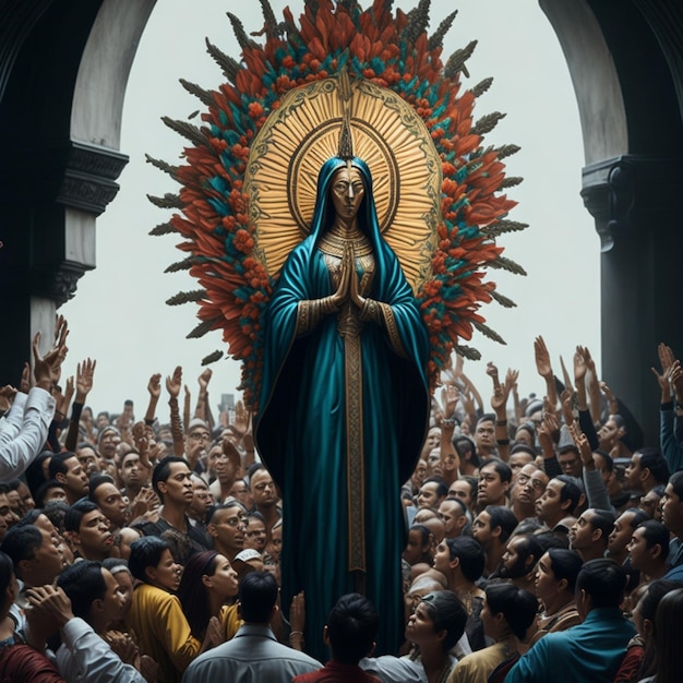 Photo day of the virgin of guadalupe