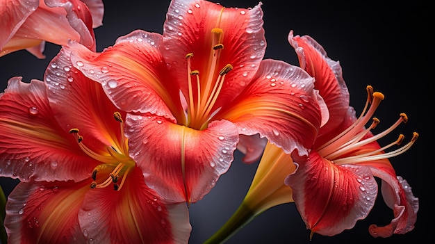 Daylily Flowers Hemerocallis Strawberry Swirl