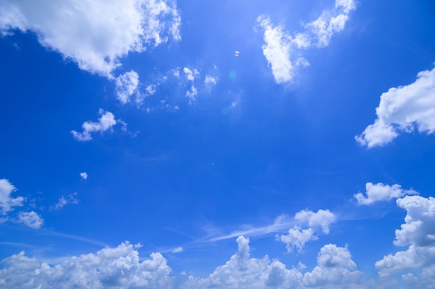 Daytime sky and clouds background