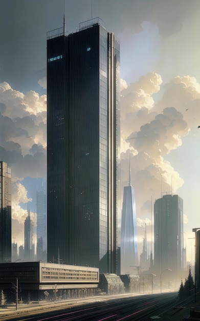 ArtStation - concept art for Skyscraper