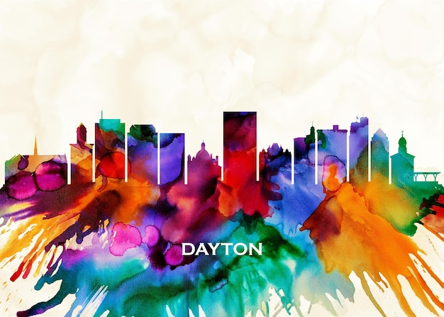 Photo dayton skyline