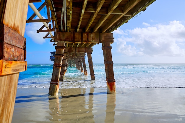 Daytona Beach in Florida met pier USA