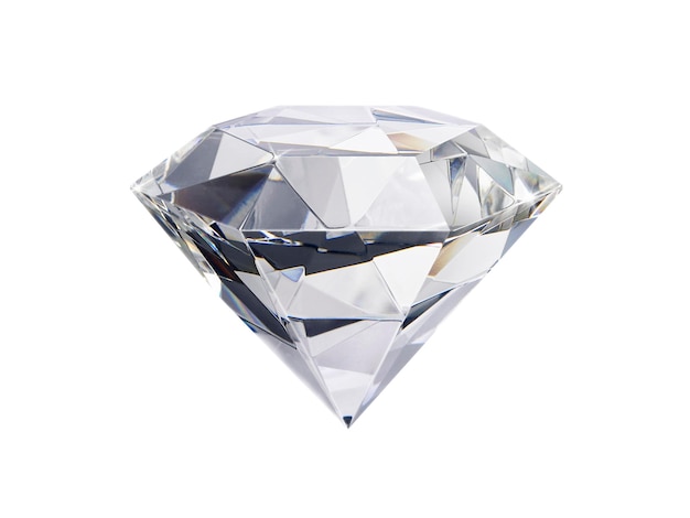 Photo dazzling diamond transparent background