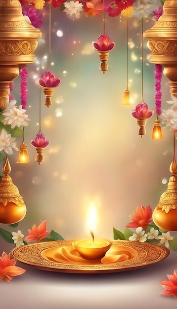 Dazzling Diwali and Vibrant Navratri Exquisite Greeting Backgrounds to Illuminate Your Festivities