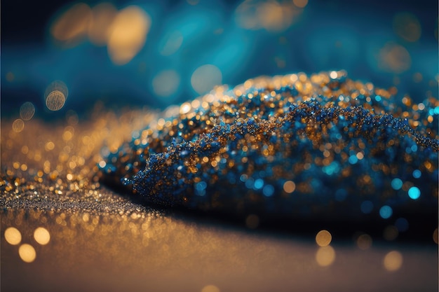 Dazzling glittering particles wallpaper for glowing home generative ai