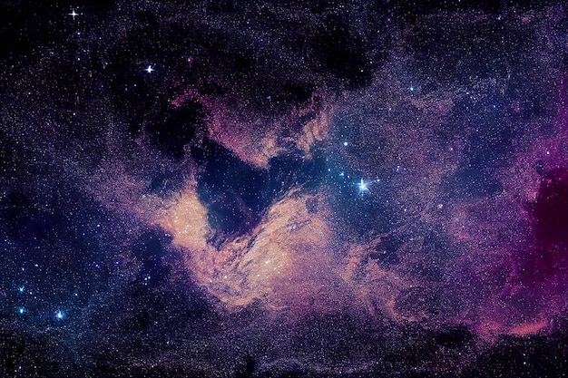 Ослепительное звездное небо космическое звездное небо справочный материал Генеративный контент AI от Midjourney