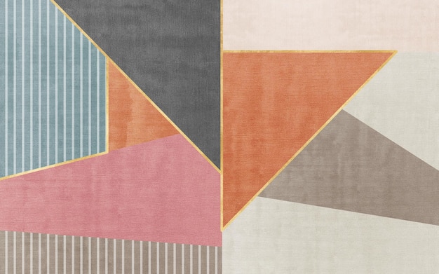 De abstracte kunst achtergrond Mode van moderne kunst behang muurschilderingen tapijt hang een foto