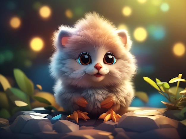 De Adorable Animal ai gegenereerd