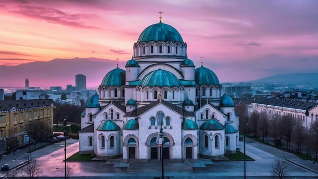 De Alexander Nevsky kathedraal in het centrum van Sofia Bulgarije