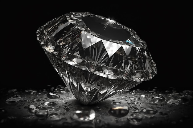De allure van prachtige diamanten edelsteen