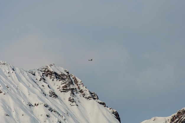 De Alpen bij het skigebied van Mayrhofen.