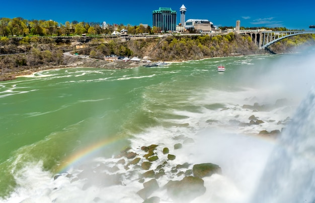 De American Falls bij Niagara Falls