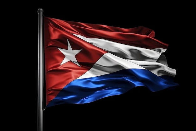 De authentieke vlag van Cuba onthuld