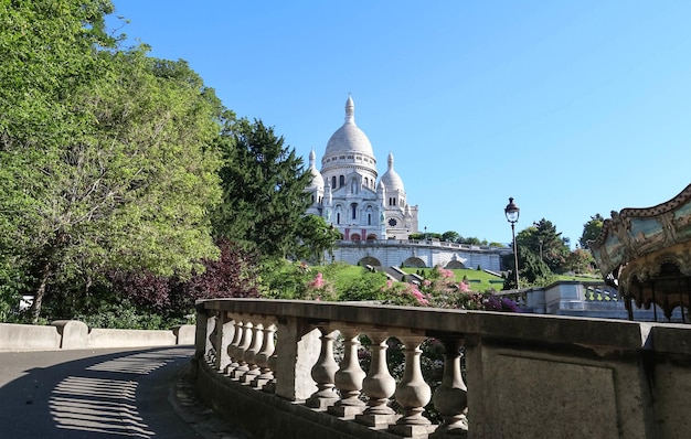 De basiliek Sacre Coeur Parijs Frankrijk