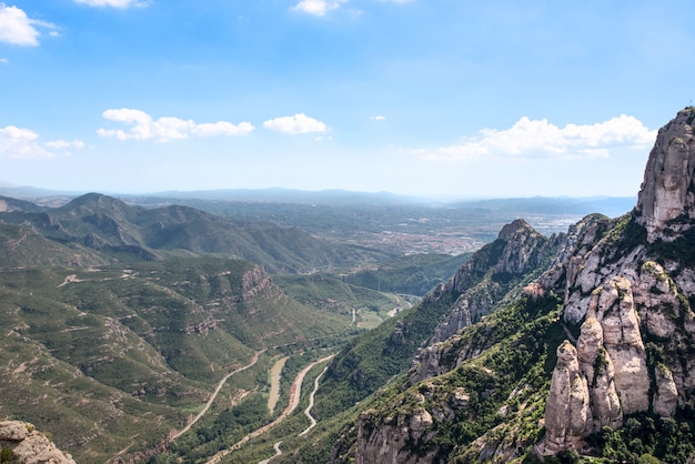 De berg van Montserrat Catalonië, Spanje
